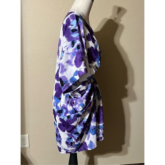 Miguelina Wing Sleeve Mini Dress Size X-SMALL - Picture 6 of 7